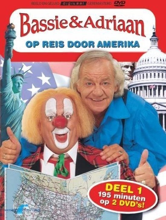 Bassie & Adriaan: Op Reis Door Amerika (Deel 1 & 2), Gebruikt, Verzenden, Alle leeftijden, Tv-serie