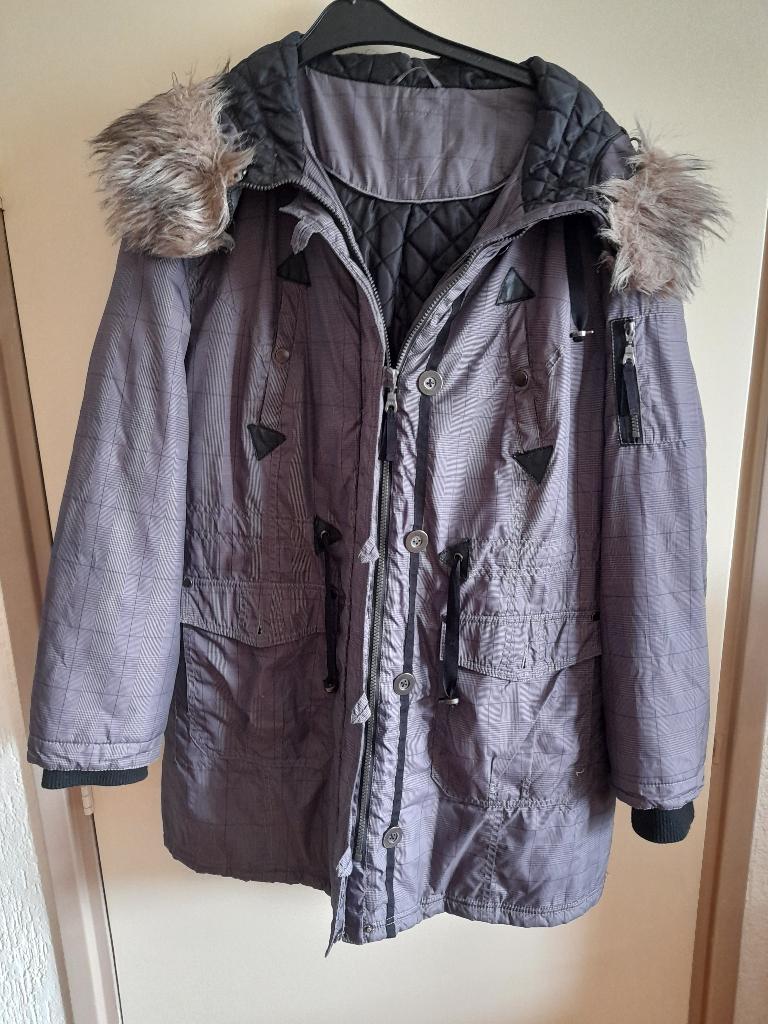 Winter jas met kraag mt42, Ophalen of Verzenden, Zo goed als nieuw, Maat 42/44 (L), Overige kleuren