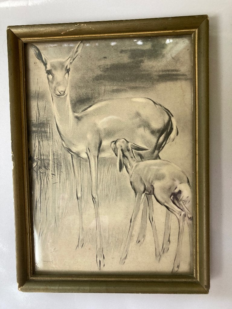 SCHILDERIJ  " BAMBI" H.VAN MEEGEREN, Antiek en Kunst, Ophalen of Verzenden