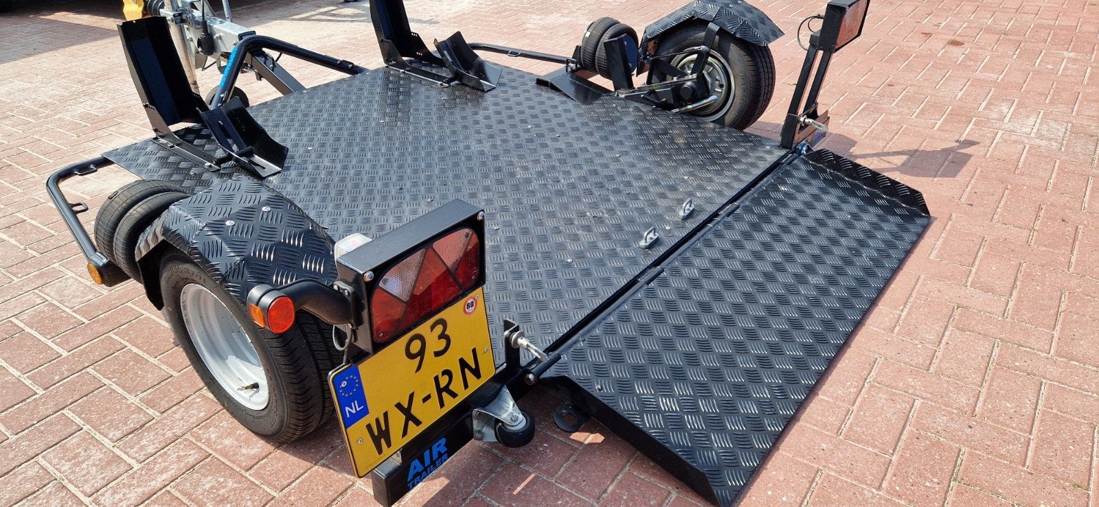 Airtrailer duo met kenteken / Airtrailer duo ongeremd!, Auto diversen, Ophalen, Zo goed als nieuw