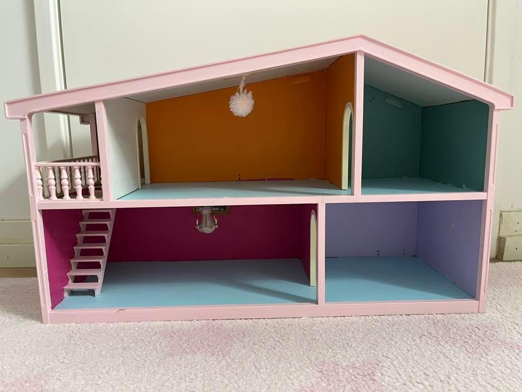 Vintage poppenhuis, Kinderen en Baby's, Speelgoed | Poppenhuizen, Ophalen, Gebruikt, Poppenhuis