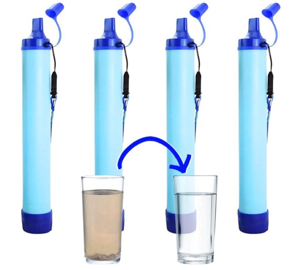 Waterfilter Set van 4 - Waterzuiveraar voor Onderweg, Ophalen of Verzenden, Nieuw