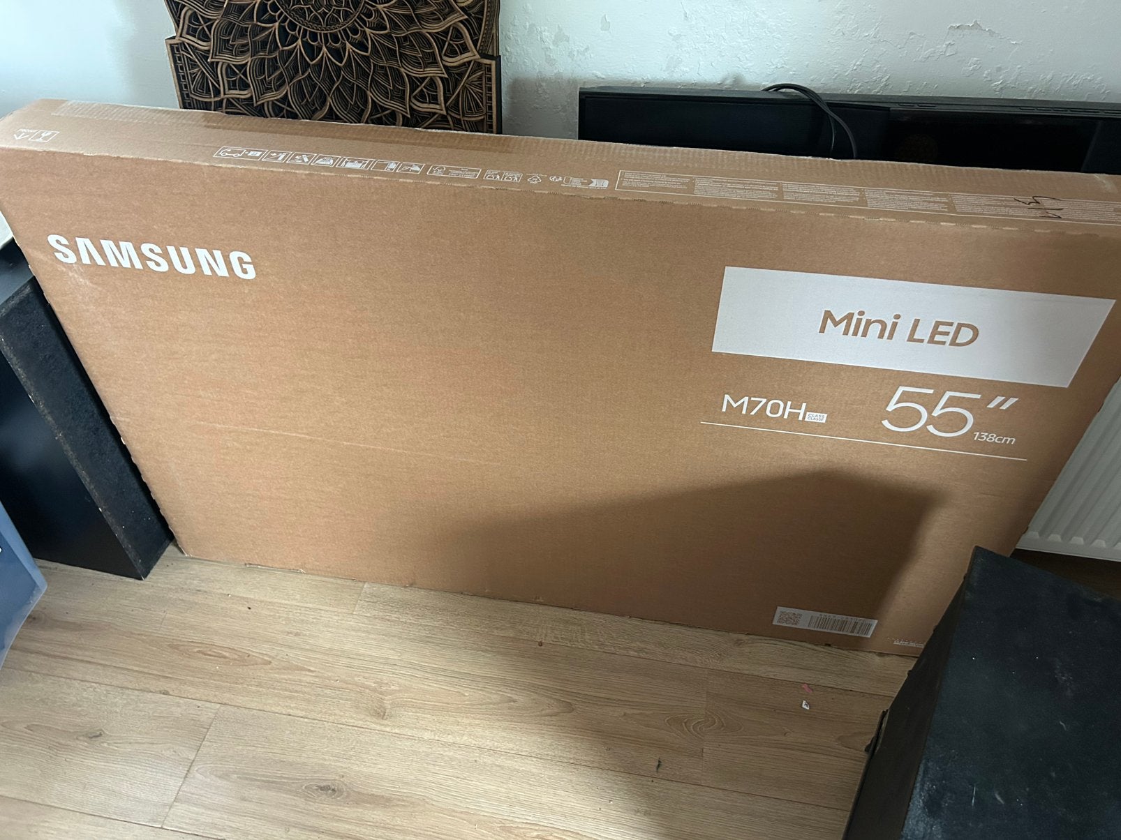 Samsung tv nieuw in doos 55 inch, Ophalen, LED, 50 Hz, Nieuw