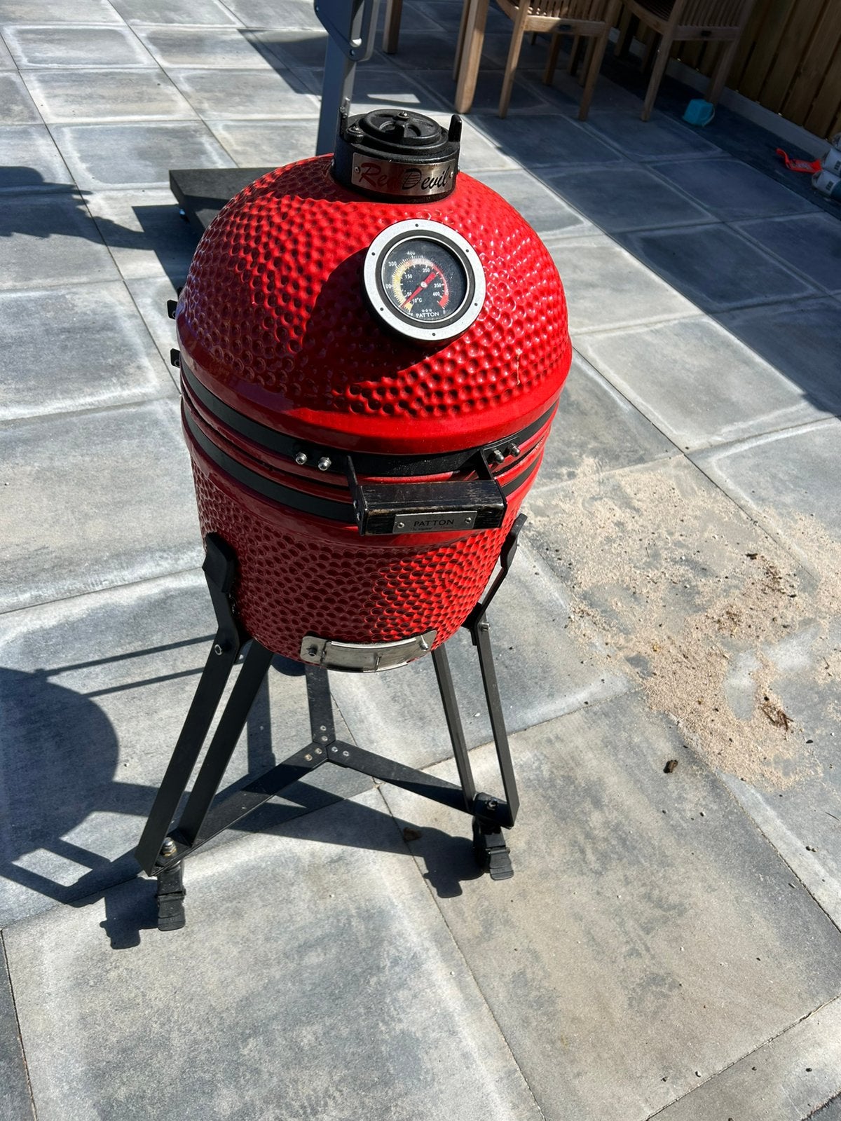 Patton kamado compact, Ophalen, Gebruikt