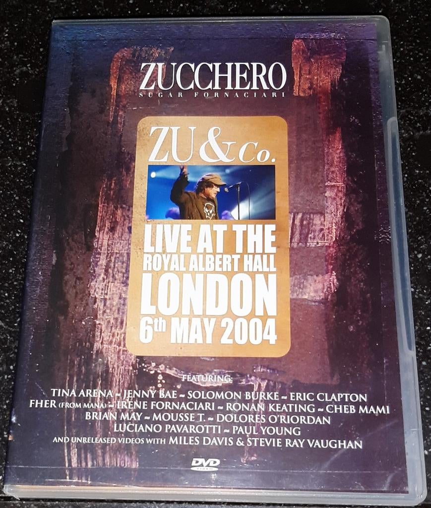 Zucchero Zu & Co live at Royal Albert Hall London 6 mei 2004, Alle leeftijden, Ophalen of Verzenden, Zo goed als nieuw, Muziek en Concerten