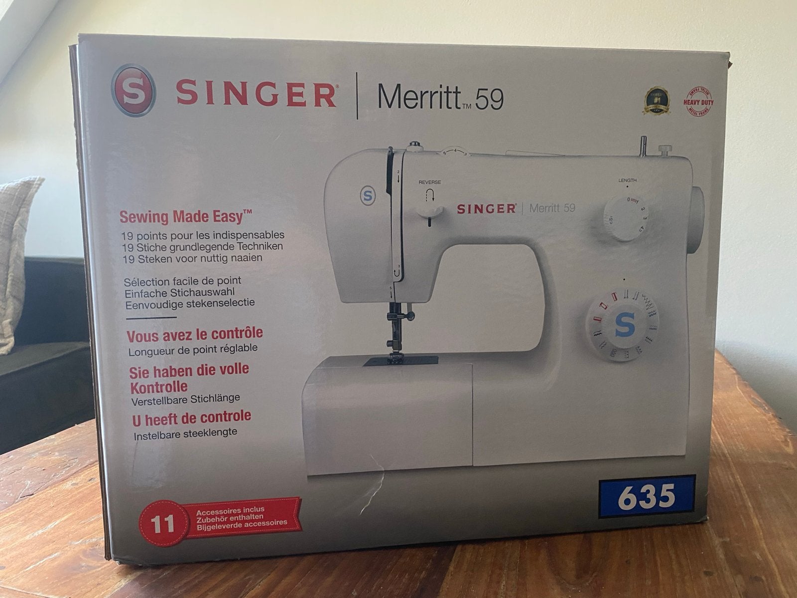 Singer Merritt 59 Naaimachine - Nieuw in doos, Ophalen, Nieuw, Naaimachine, Singer