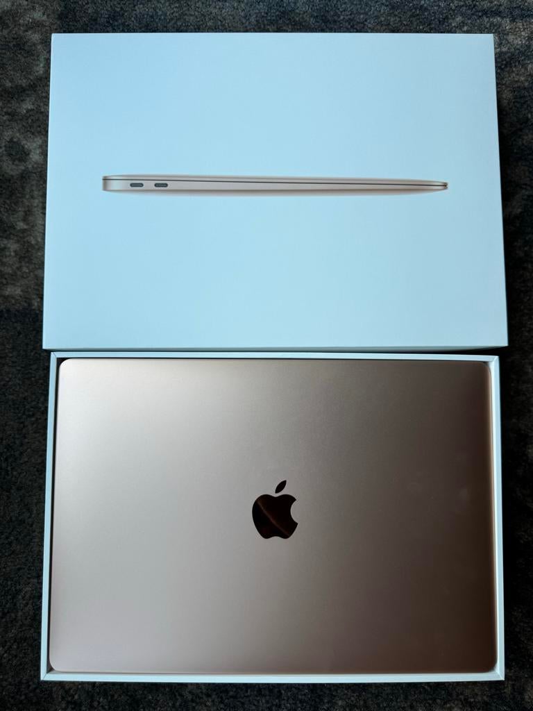 Apple MacBook Air (M1, 2020) nieuwstaat Goud., Computers en Software, Apple Macbooks, 256 GB, 8 GB, 13 inch, Ophalen of Verzenden
