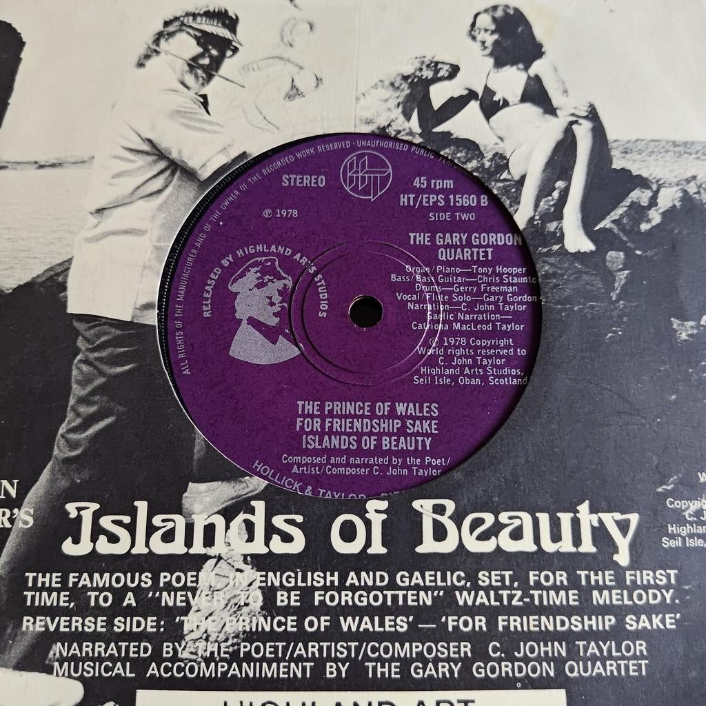 The Gary Gordon Quartet - Islands of Beauty 7 inch vinyl, Ophalen of Verzenden, Gebruikt