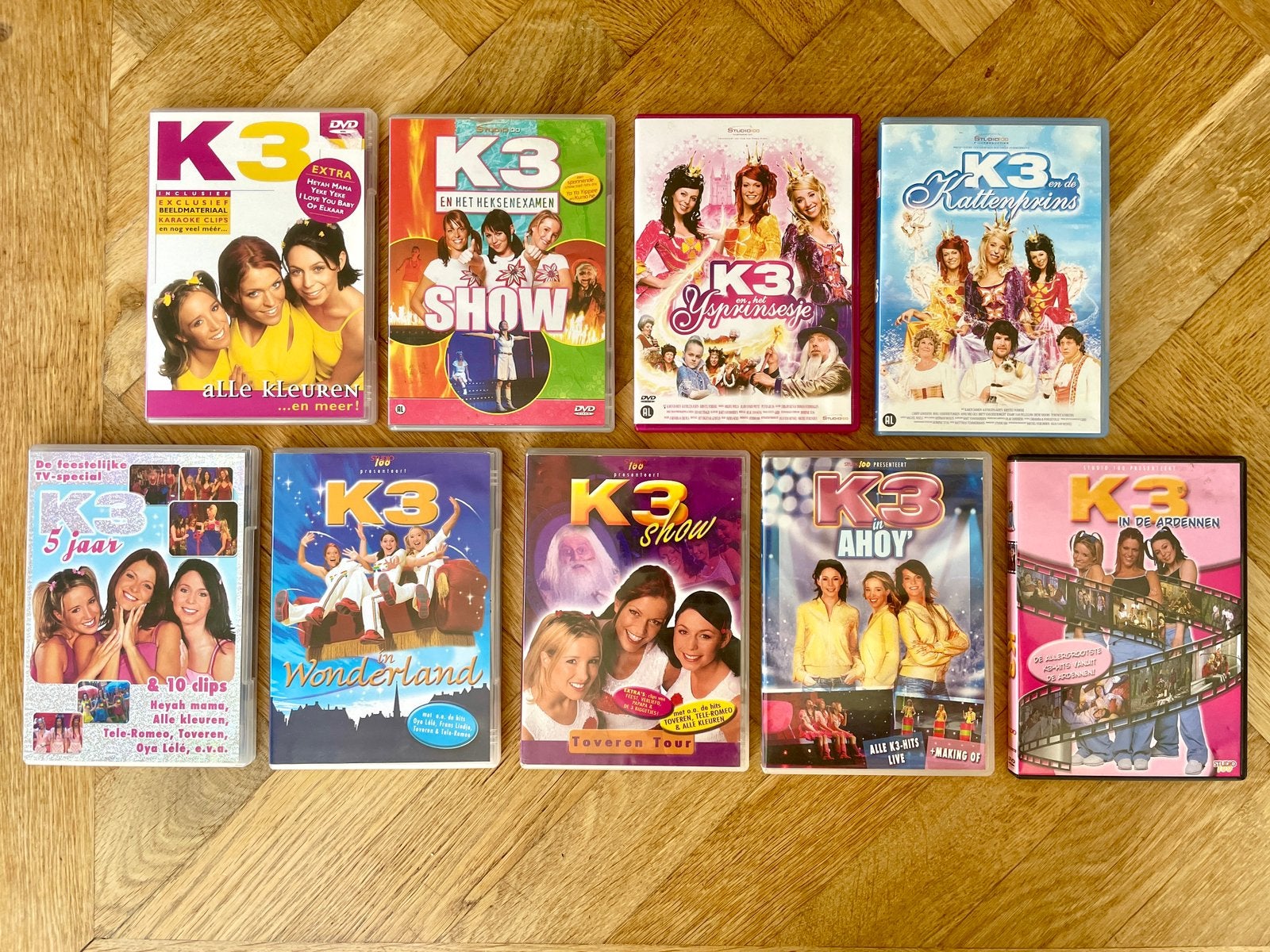 9x K3 Originals DVD’s met oa. Wonderland (nette staat), Alle leeftijden, Zo goed als nieuw, Concert, Ophalen of Verzenden