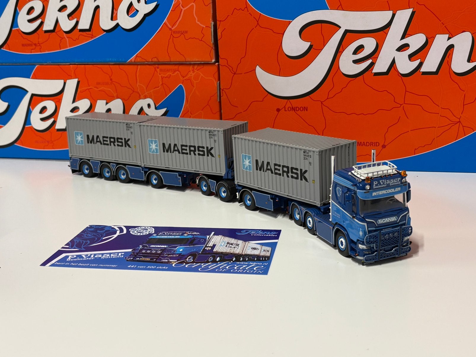 Tekno visser, Ophalen of Verzenden, Zo goed als nieuw, Bus of Vrachtwagen, Tekno