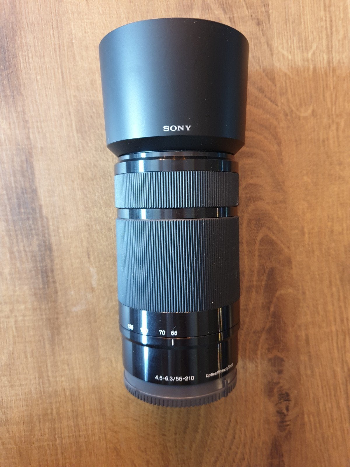 Sony E 55-210mm f/4.5-6.3 OSS Telelens, Sony E-mount, Sony, Zo goed als nieuw, Beeldstabilisatie