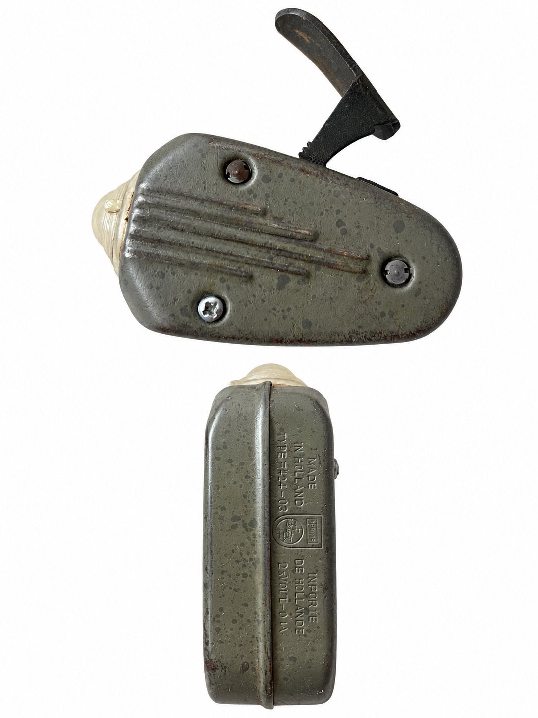Vintage Philips Knijpkat Zaklamp - Type 424-03, Ophalen of Verzenden