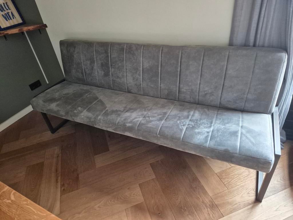 Eetkamerstoelen en bankje, Huis en Inrichting, Banken | Bankstellen, Ophalen, Zo goed als nieuw, 75 tot 100 cm