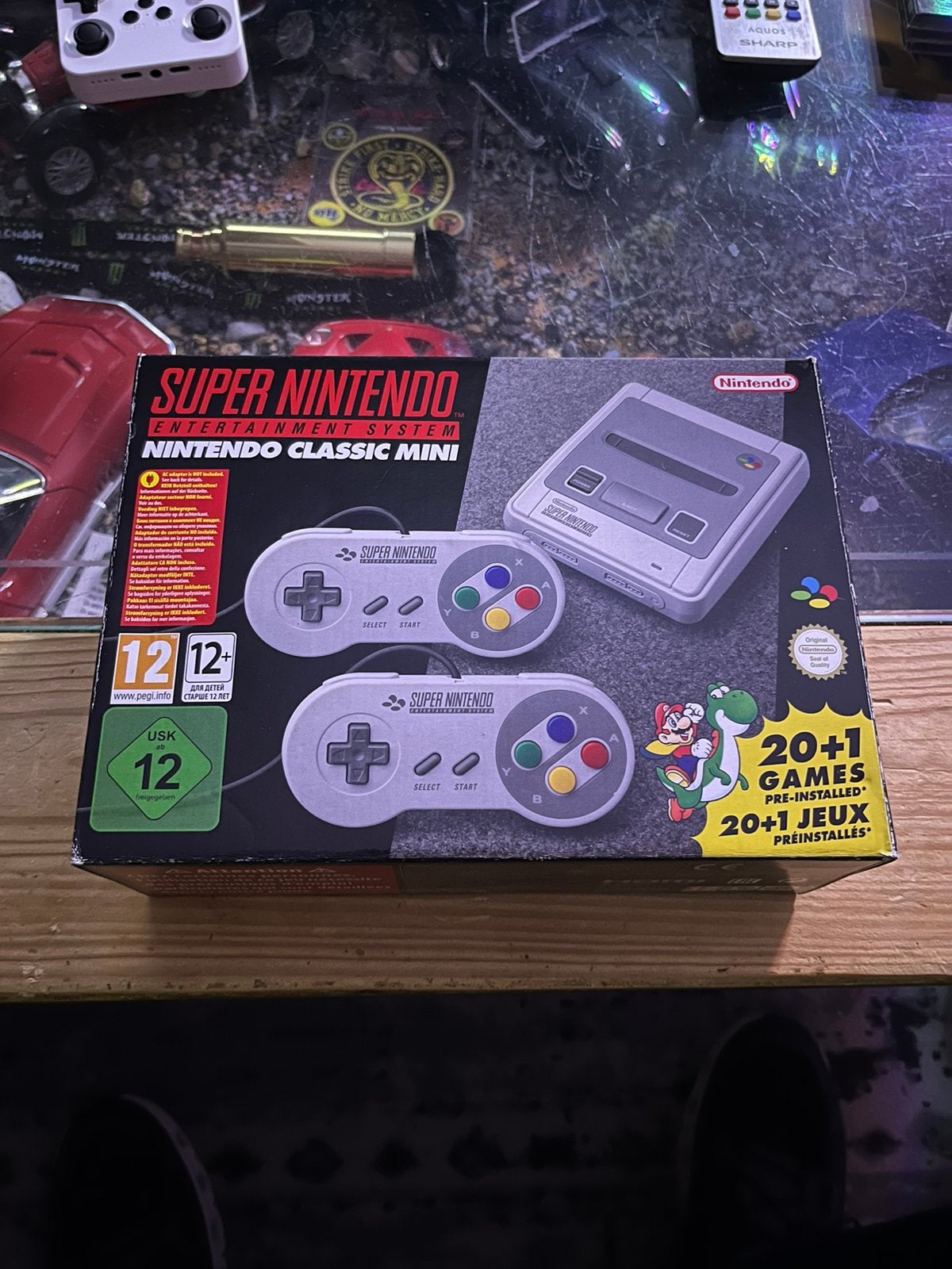 super nintendo mini met 2 controllers, Ophalen, Zo goed als nieuw, Met 2 controllers