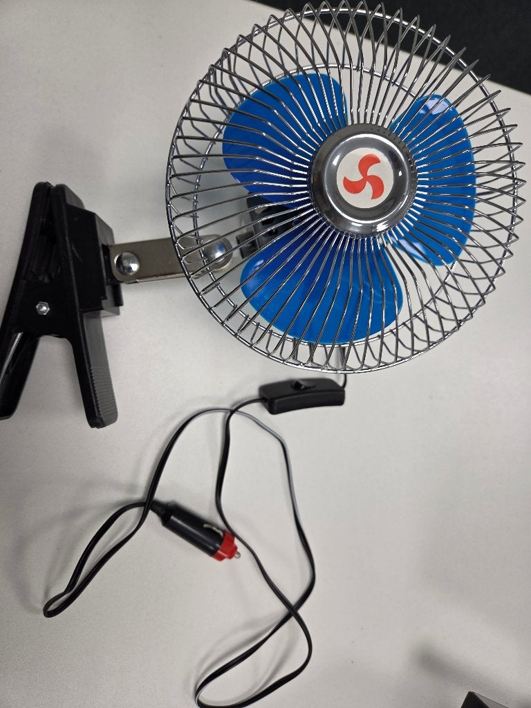 Klemventilator auto 12V, Ophalen of Verzenden, Nieuw