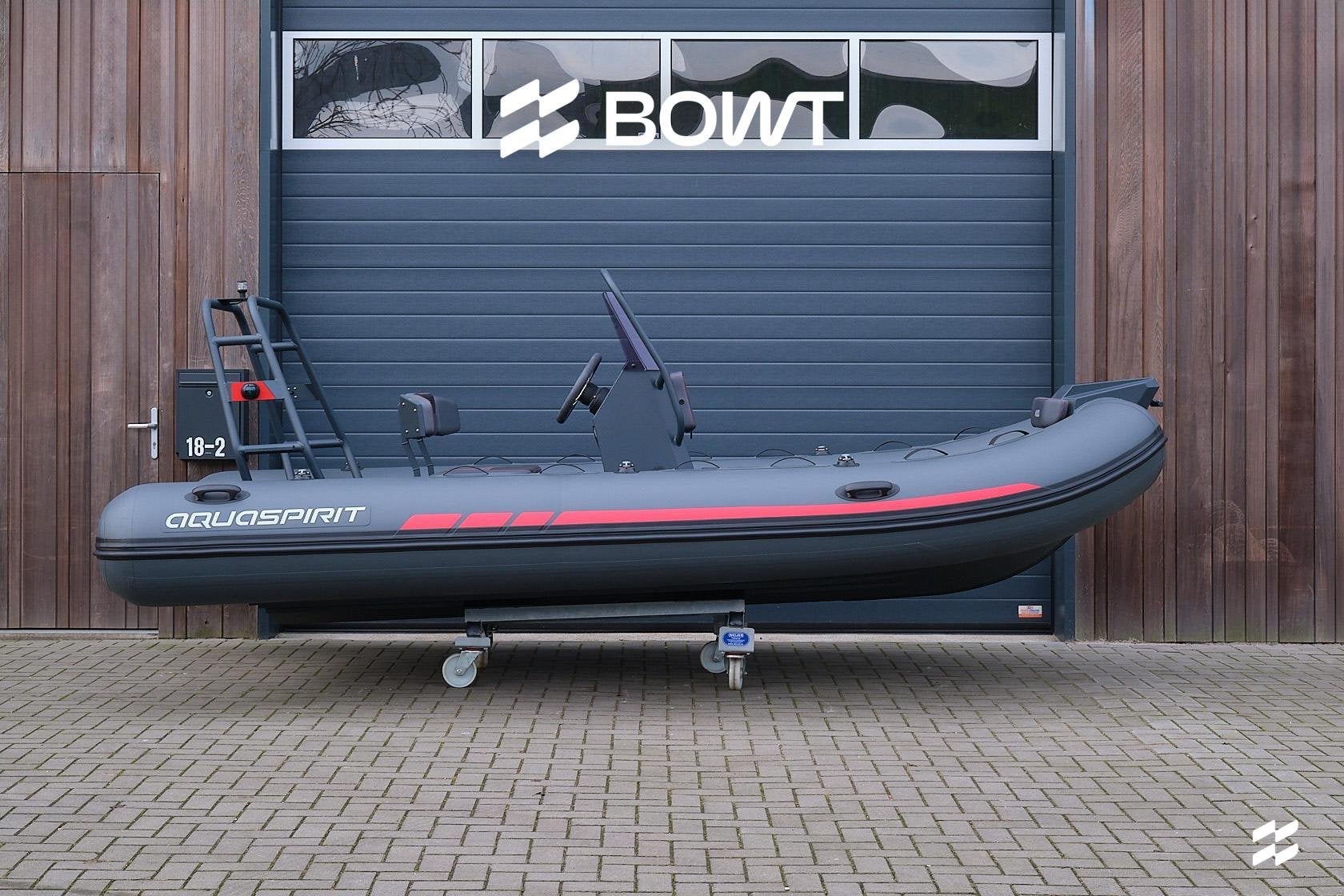 AQUASPIRIT S450 | Aluminium RIB | 4,50 meter | Max. 75 PK, Watersport en Boten, Rubberboten, Nieuw, Benzine, Aquaspirit