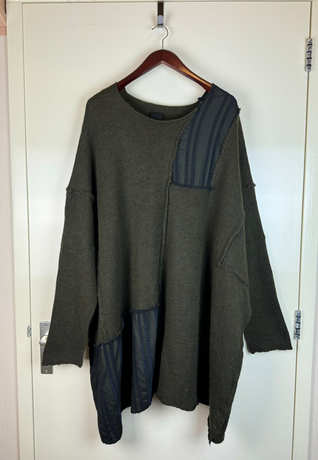 RUNDHOLZ Boiled Virgin Wool Overcoat Sweater Jumper Gothic, Verzenden, Zo goed als nieuw, Maat 46/48 (XL) of groter, Groen
