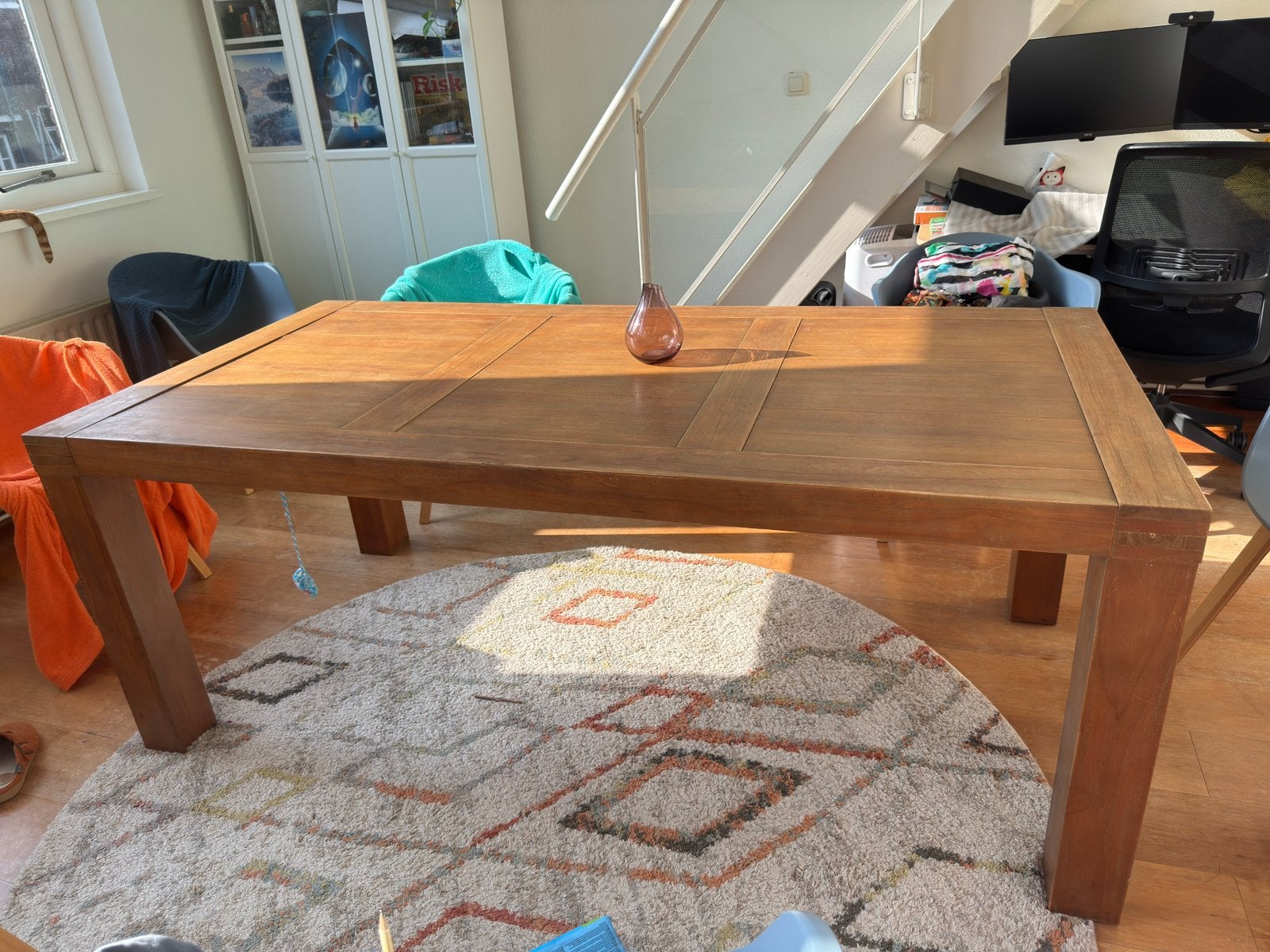 Uitschuifbare eettafel