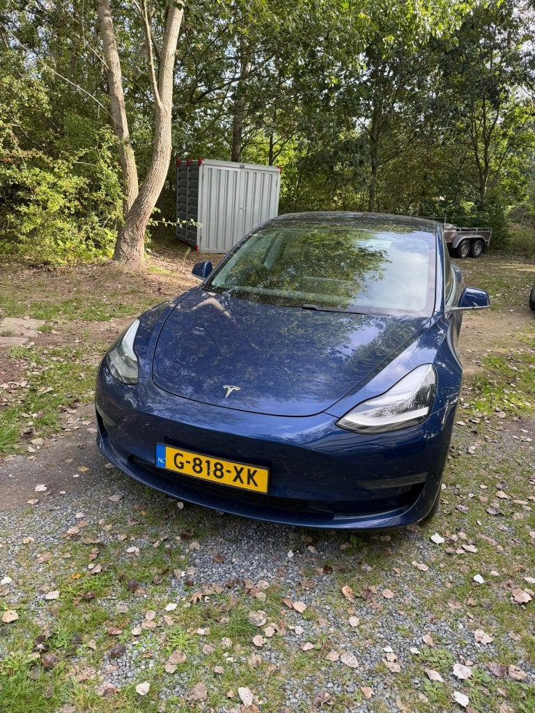 Tesla Model 3 AWD performance van 24-12-2019 Blauw Metalic, Auto's, Automaat, 1831 kg, Blauw, Origineel Nederlands