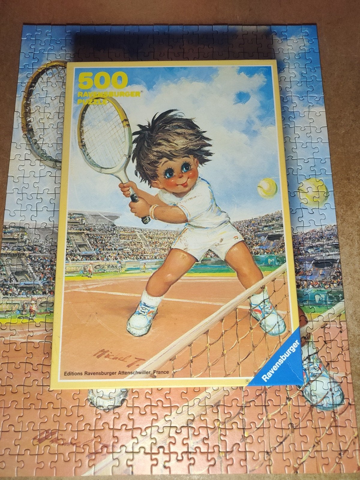 Ravensburger puzzel 500 stukjes uit 1983, Hobby en Vrije tijd, Ophalen of Verzenden, 500 t/m 1500 stukjes, Zo goed als nieuw, Legpuzzel