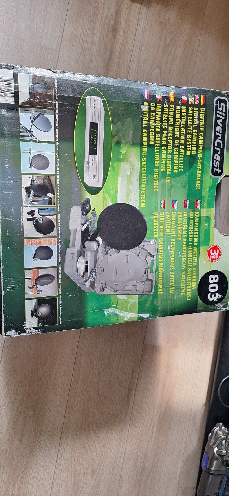 SilverCrest DVB-S SL 65/12 Digitale Camping Satelliet System, Ophalen of Verzenden, Nieuw, (Schotel)antenne, Overige merken