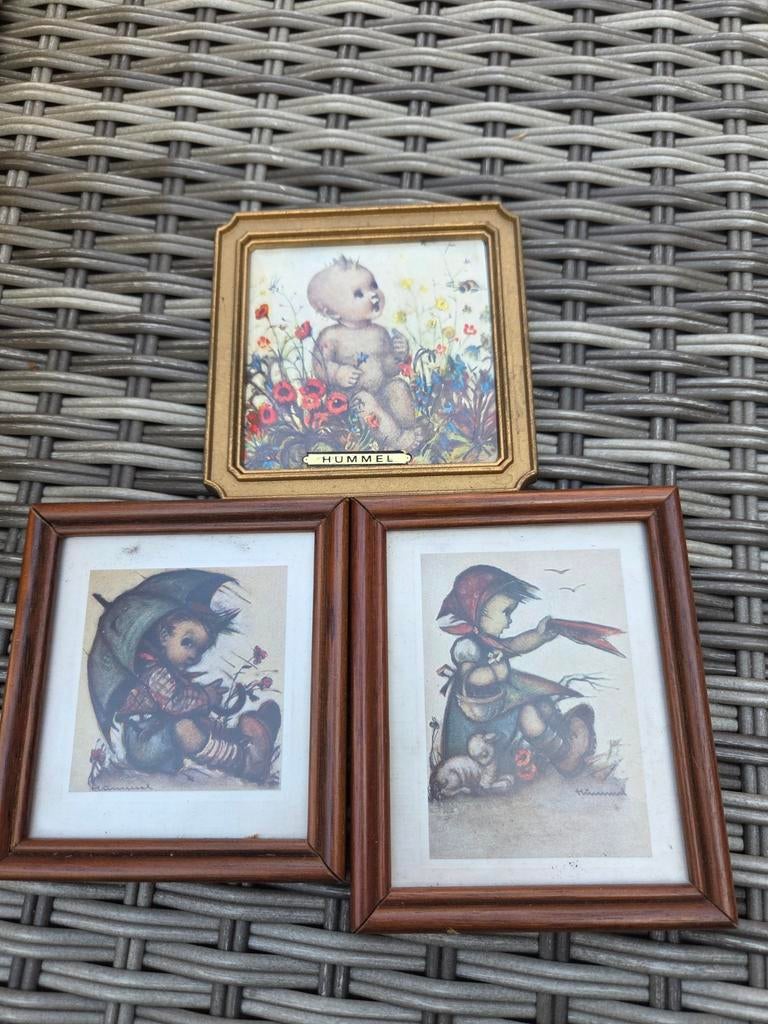 Drie Hummel schilderijtjes, Ophalen of Verzenden