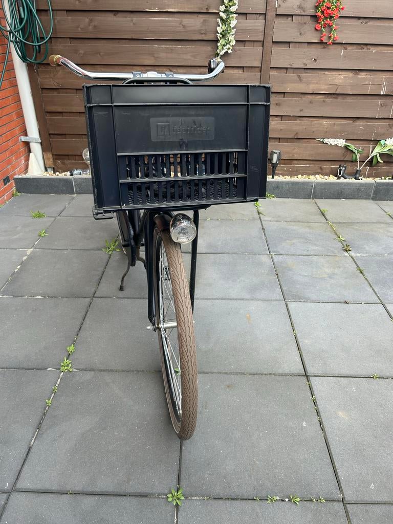 Stijlvolle AVANT Carrier Transportfiets - Mat Zwart (28 inch, Ophalen, Gebruikt, Terugtraprem, Overige merken