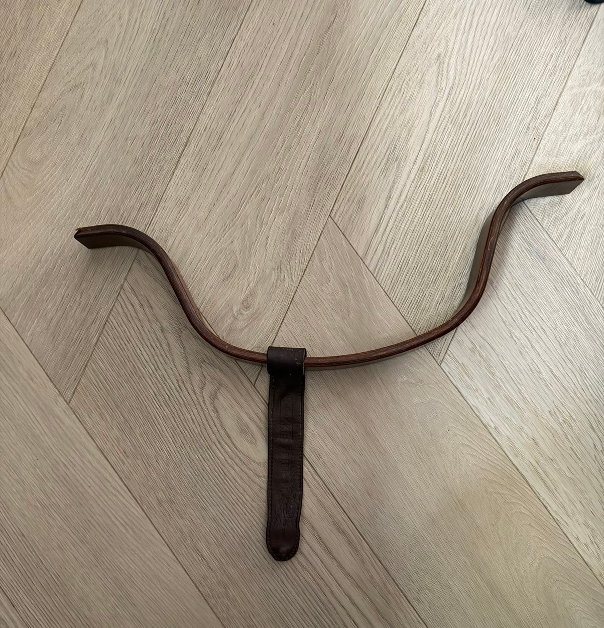 Stokke beugel met leertje, Kinderen en Baby's, Kinderstoelen, Ophalen of Verzenden, Gebruikt, Meegroeistoel