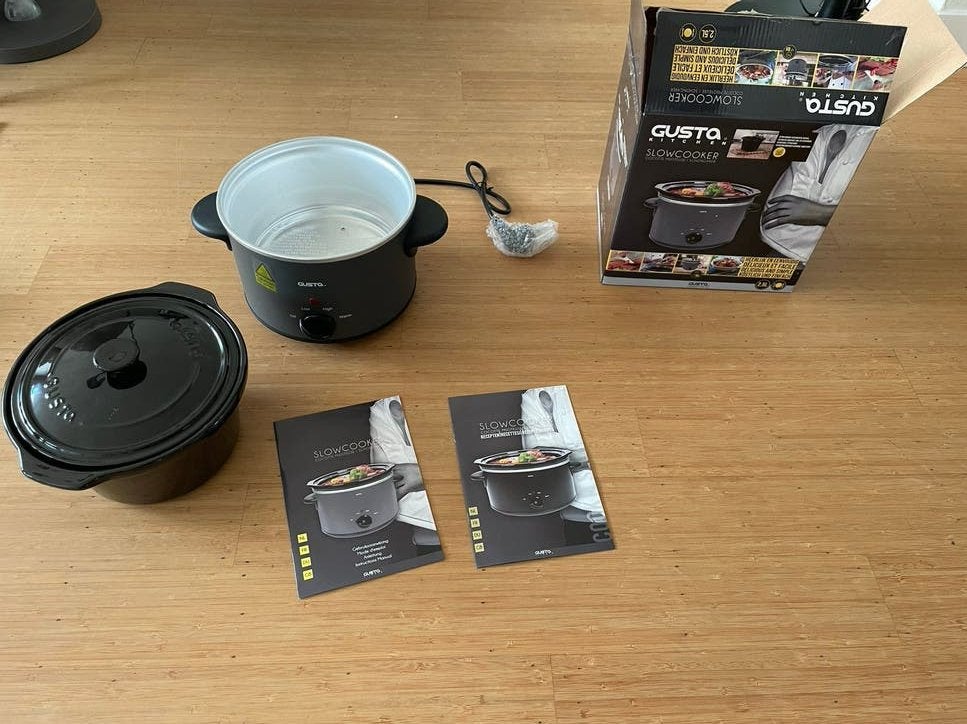 Gusta Slowcooker 2.5L - Zo goed als nieuw, Ophalen, Zo goed als nieuw