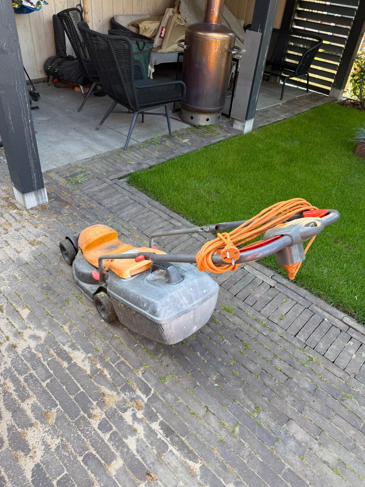 Flymo Easimo Elektrische Grasmaaier - Compact en Licht, Ophalen, Cirkelmaaier, Gebruikt, Elektrische grasmaaier