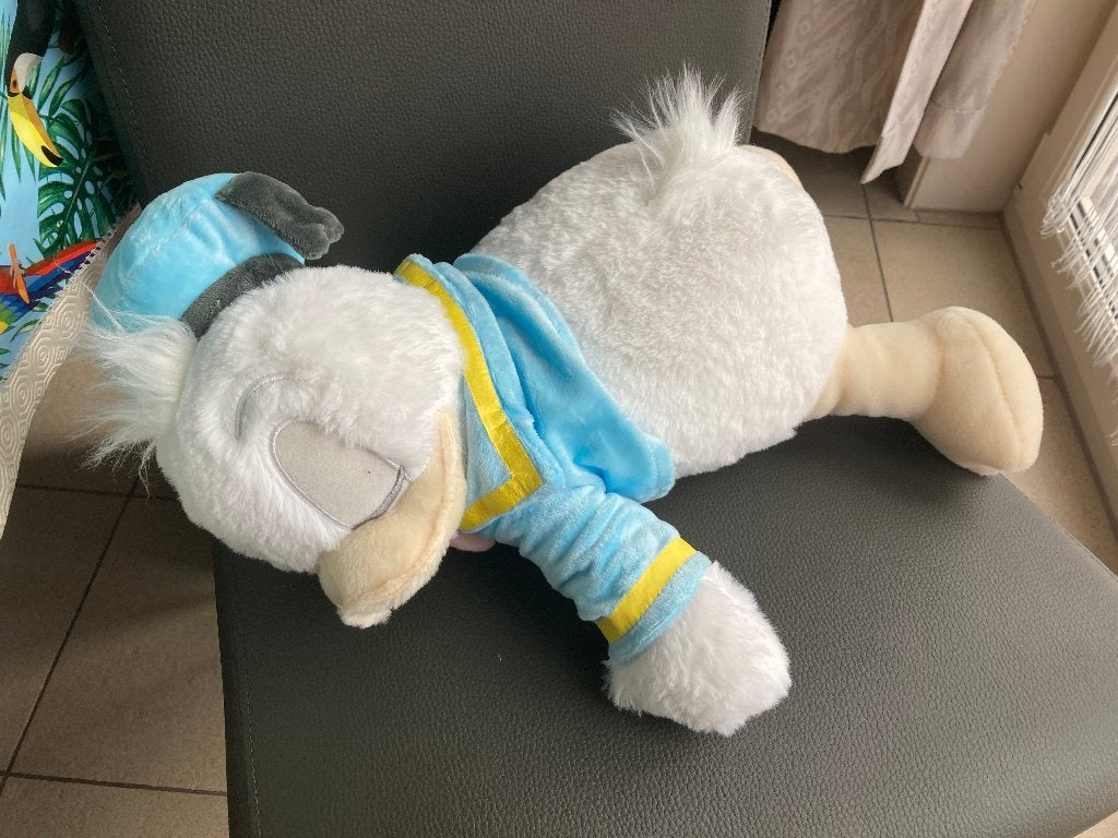 Slapende Donald Duck ( Disney ) knuffel, Ophalen of Verzenden, Donald Duck, Zo goed als nieuw, Knuffel