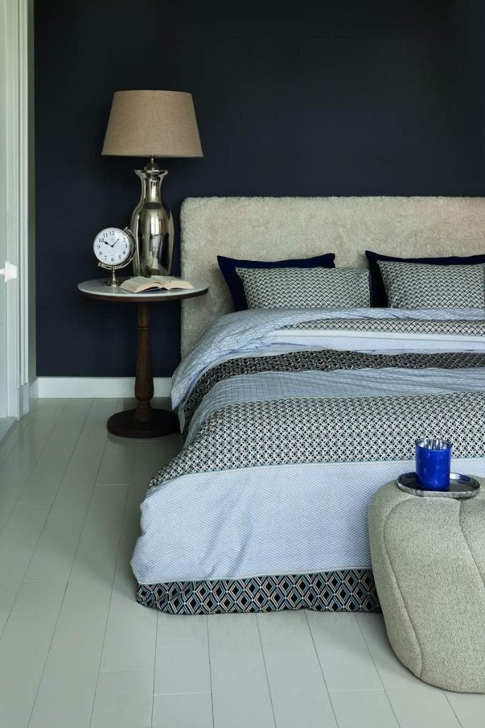 Rivièra Maison Lawrence dekbedovertrek blauwgrijs -50%, Eenpersoons, Blauw, Dekbedovertrek, Nieuw