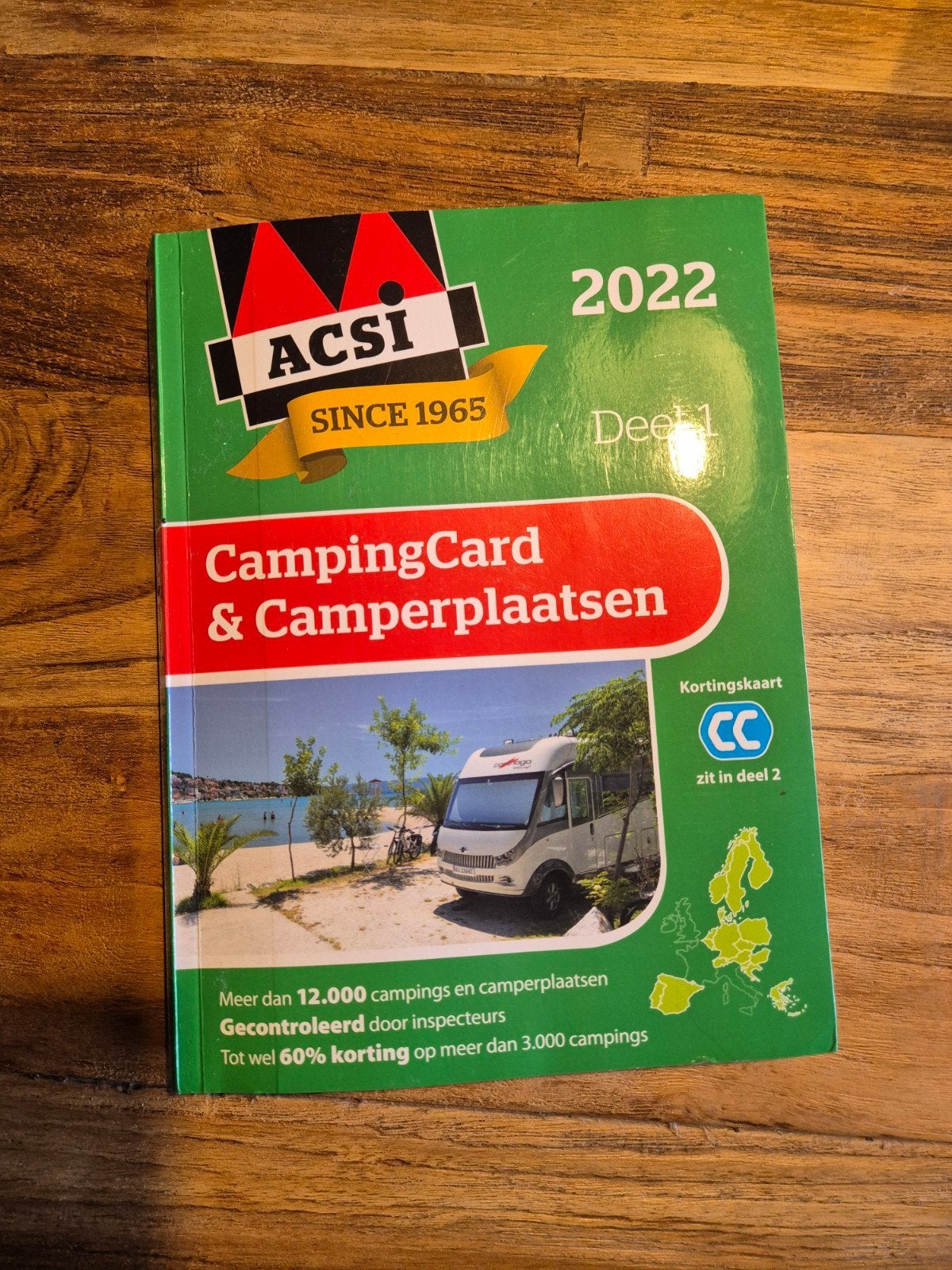 ACSI CampingCard & Camperplaatsen 2022 - Deel 1, Budget, Europa, Ophalen of Verzenden, Zo goed als nieuw