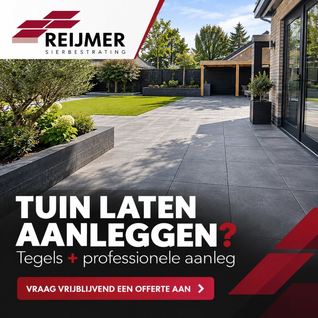 Tuinaanleg & bestrating | Tegels + aanleg door Reijmer, Ophalen, Keramiek, Nieuw, 10 m² of meer