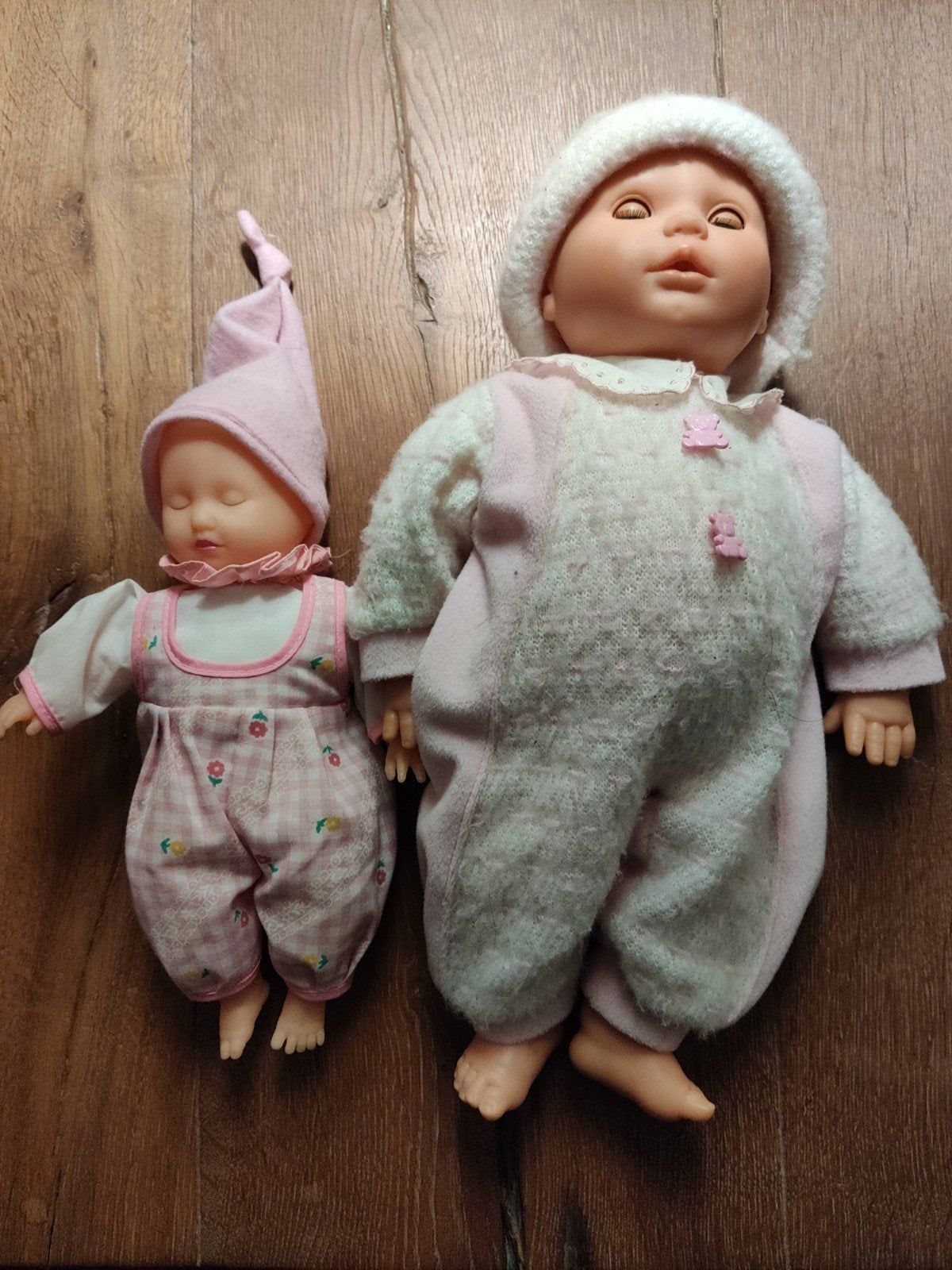 Twee schattige popjes, Ophalen of Verzenden, Zo goed als nieuw, Pop