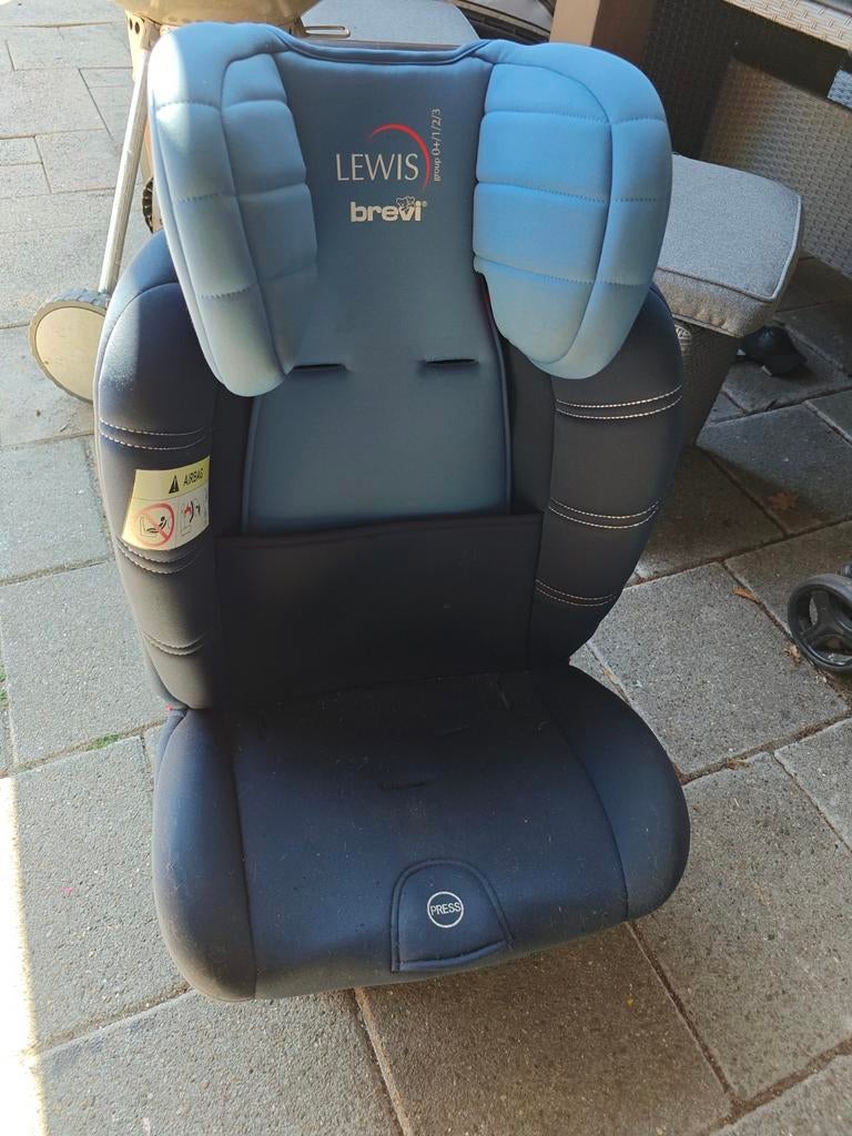 Lewis Brevi autostoel met Isofix, kantelbaar, Gebruikt, Verstelbare rugleuning, Isofix, Ophalen
