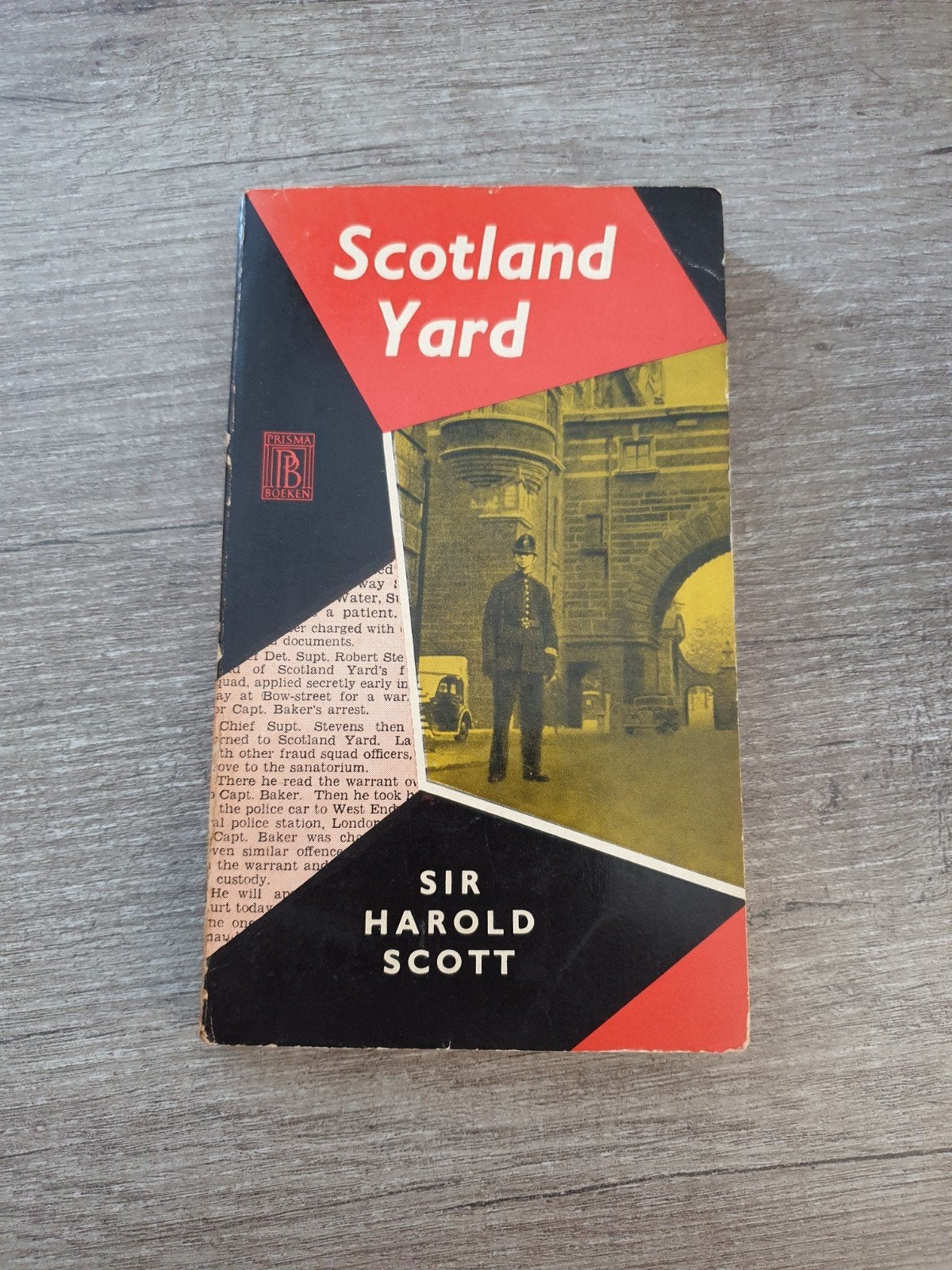 Scotland Yard door Sir Harold Scott - Vintage Boek, Ophalen of Verzenden, Gelezen, Sir Harold Scott