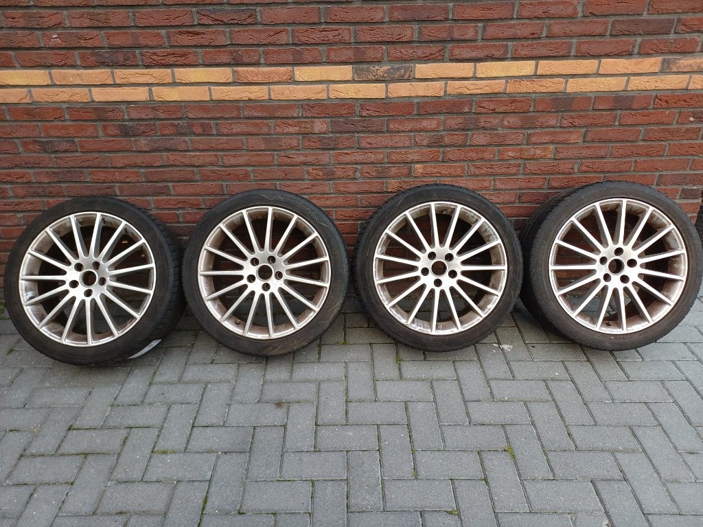 Borbet H 18 inch velgen + zomerbanden., Ophalen, 18 inch, Gebruikt, Velg(en)