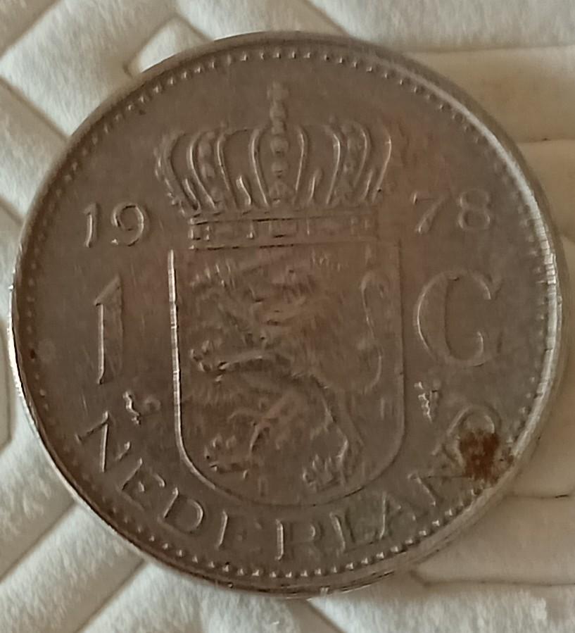 Te Koop: Een gulden uit 1978., Postzegels en Munten, Munten | Nederland, 1 gulden, Koningin Juliana, Zilver, Ophalen of Verzenden