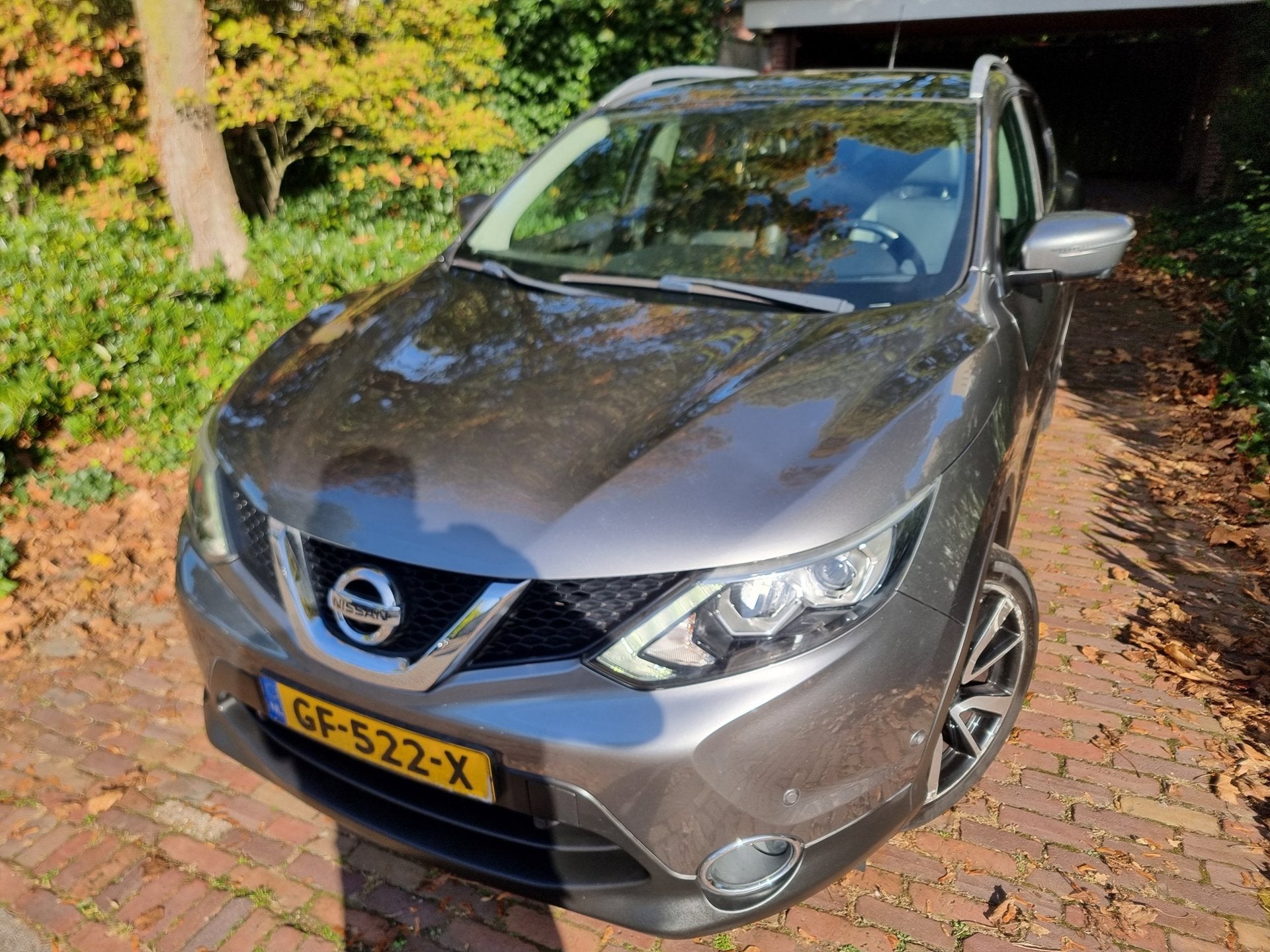 Nissan Qashqai 1.5 dCi Tekna Full Option, Auto's, Voorwielaandrijving, Verwarmde buitenspiegels, Gebruikt, Zwart