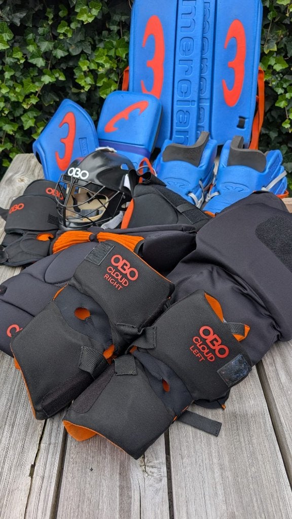 Te koop: Complete Mercian & OBO keepersset – maat Medium, Ophalen, Zo goed als nieuw, Overige typen