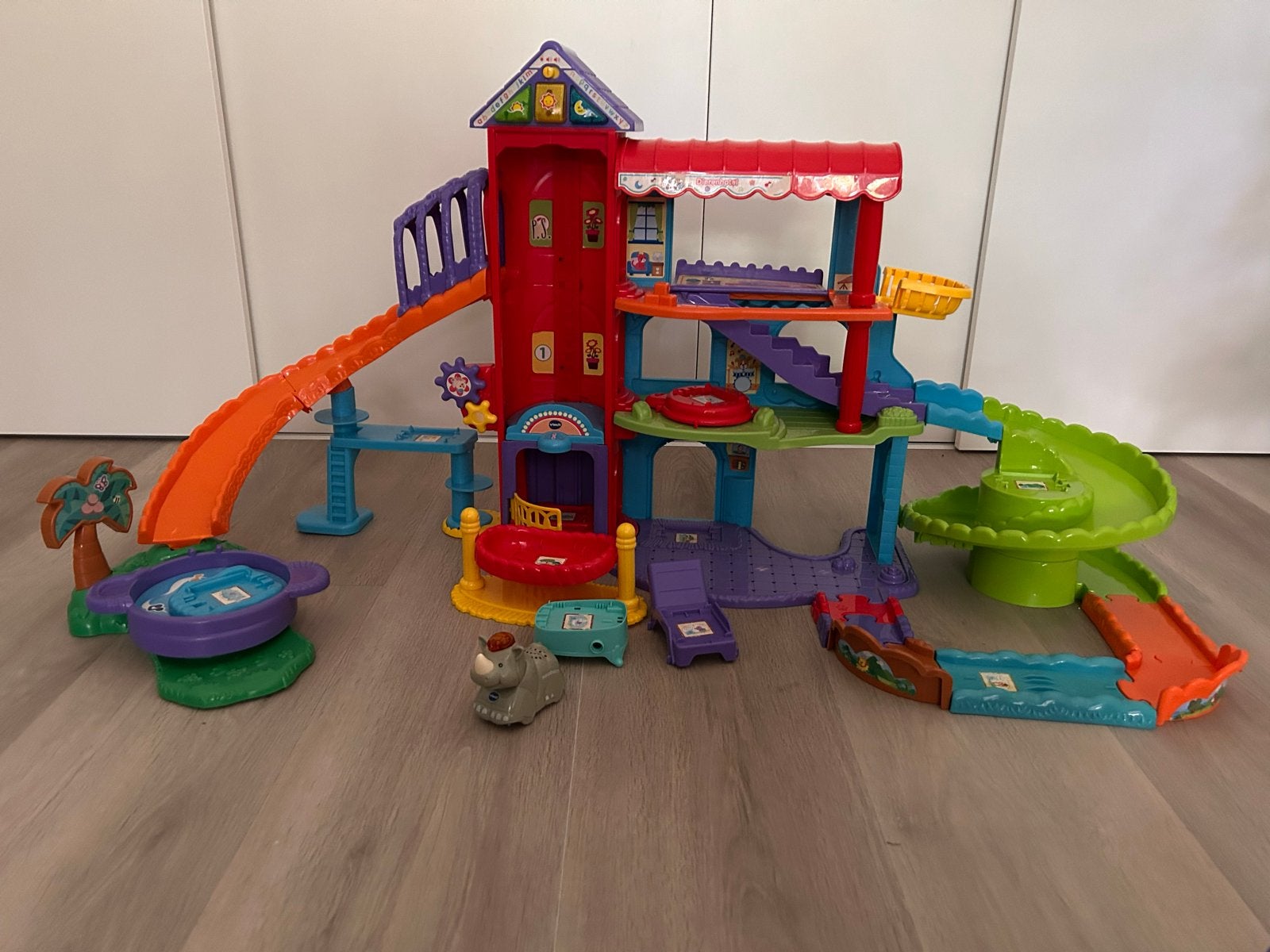 Vtech Zoef Zoef Dierenhotel met Niels Neushoorn, Ophalen of Verzenden, Gebruikt, Jongen of Meisje