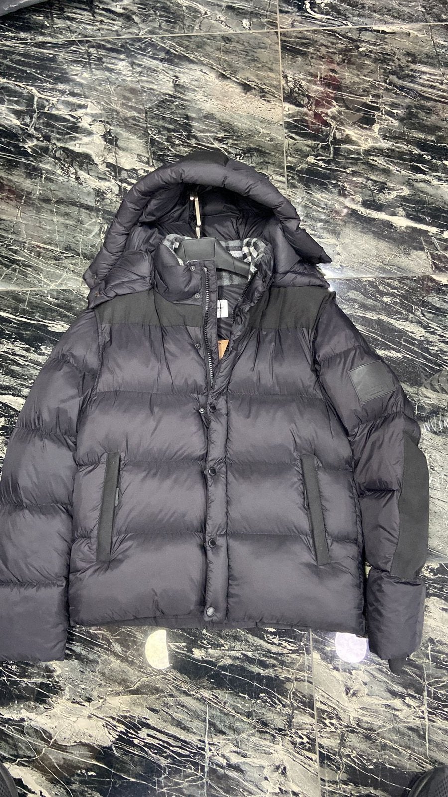 Burberry moncler canada goose jas, Ophalen of Verzenden, Nieuw, Overige maten, Zwart