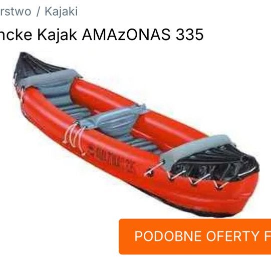 Opblaasbare kajak met twee peddels, Kajak, Twee personen, Ophalen of Verzenden, Gebruikt