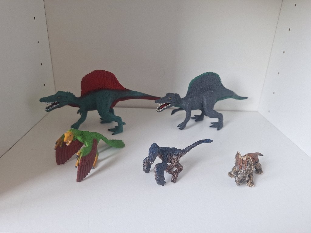Schleich dinosaurussen (5x) nieuw, Verzamelen, Ophalen of Verzenden, Nieuw, Reptiel of Amfibie, Beeldje of Figuurtje