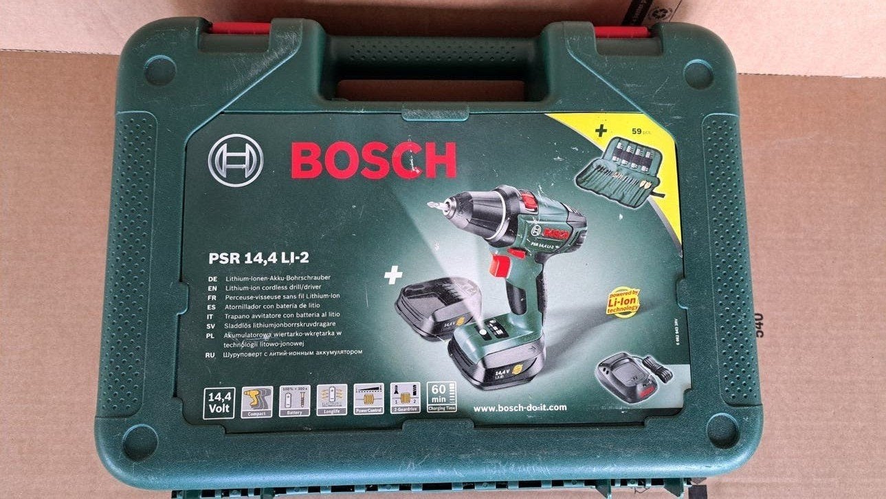 Bosch PSR 14,4 LI-2 Accuboormachine (accu's defect), Doe-het-zelf en Verbouw, Gereedschap | Boormachines, Gebruikt, Variabele snelheid