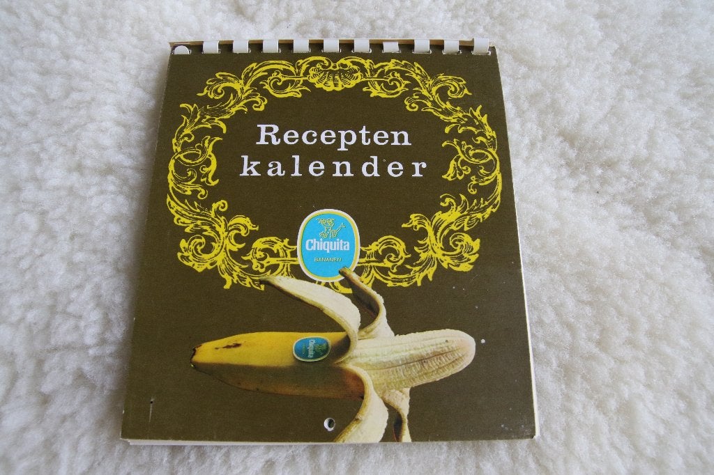 Vintage Chiquita recepten kalender 1968/1969, Verzamelen, Merken en Reclamevoorwerpen, Ophalen of Verzenden, Gebruikt, Overige typen