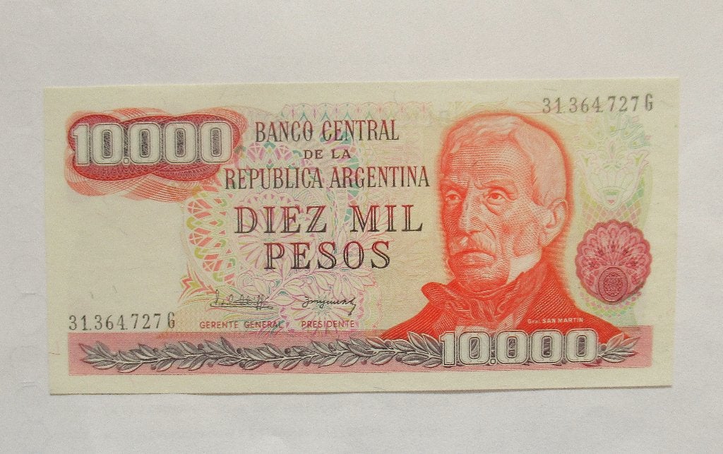 Argentinië 10.000 Pesos   1976, Verzenden, Zuid-Amerika