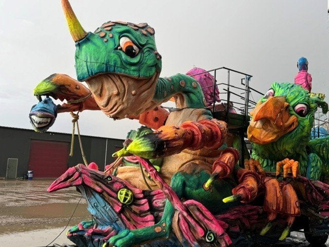 grote carnavalswagen te koop, Ophalen, Zo goed als nieuw, Overige typen, Carnaval