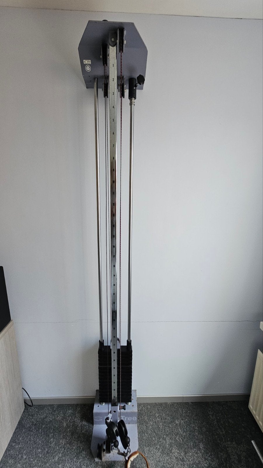 EN-TREE Pulley, Krachtstation, instelbare gewichten., Ophalen, Benen, Gebruikt, Krachtstation